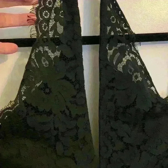 NWT Keepsake The Label Lulus High Roads Black Lace Halter Dress, Womens Size XS - Picture 4 of 14